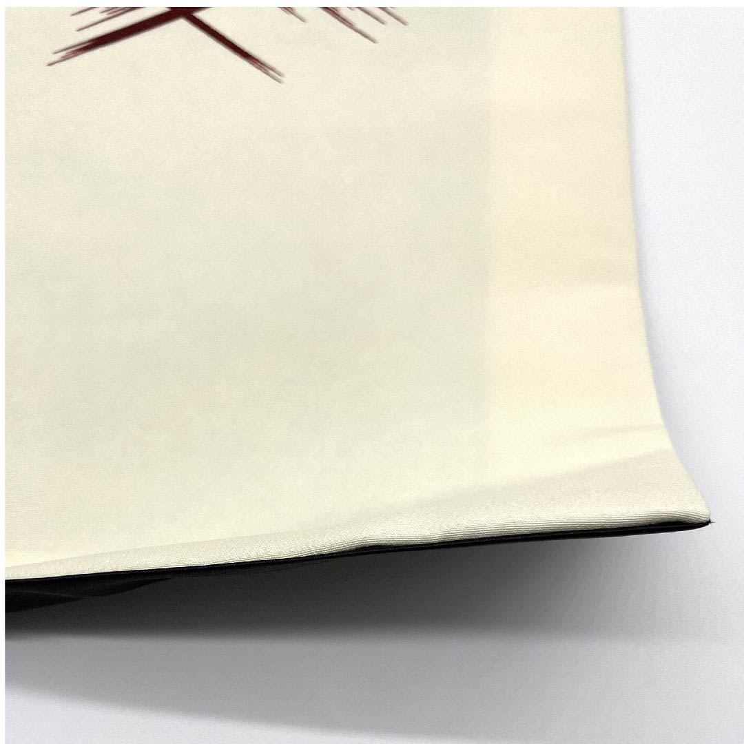 袋帯 白百合色(しらゆりいろ) 井筒割菱文様 帯丈446cm ポリエステル Aランク 全通 カジュアル クリーム系 1123007083315