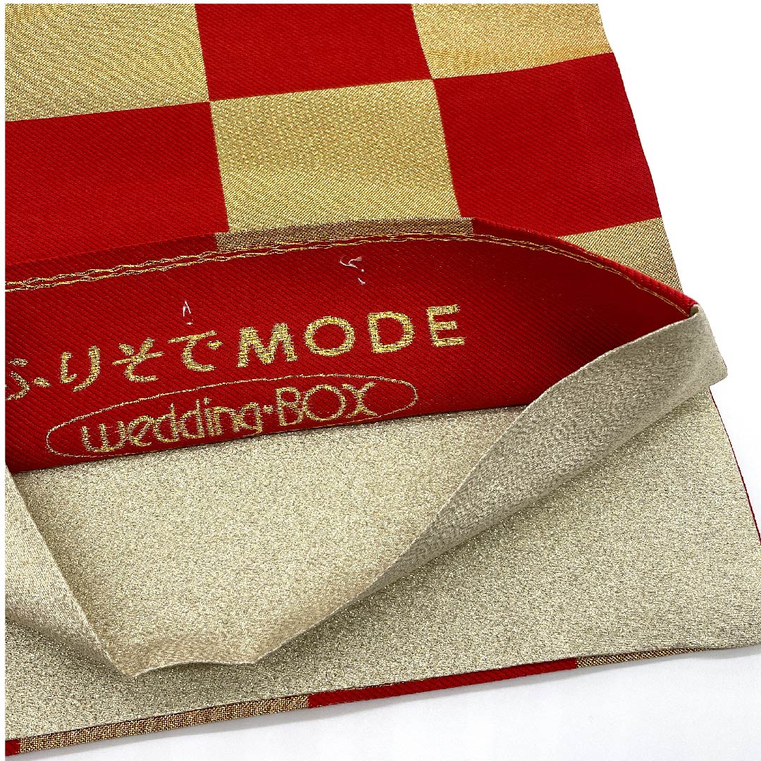 袋帯 金色 振袖用 市松 帯丈440cm 正絹 Sランク 六通 フォーマル 金系 1123006212321