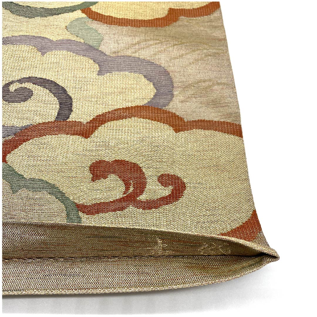 Fukuro Obi with Cloud Flying Pattern, Length 440cm, Pure Silk, S Rank, Six-pass, Semi-formal, Gradient, 1123007892399