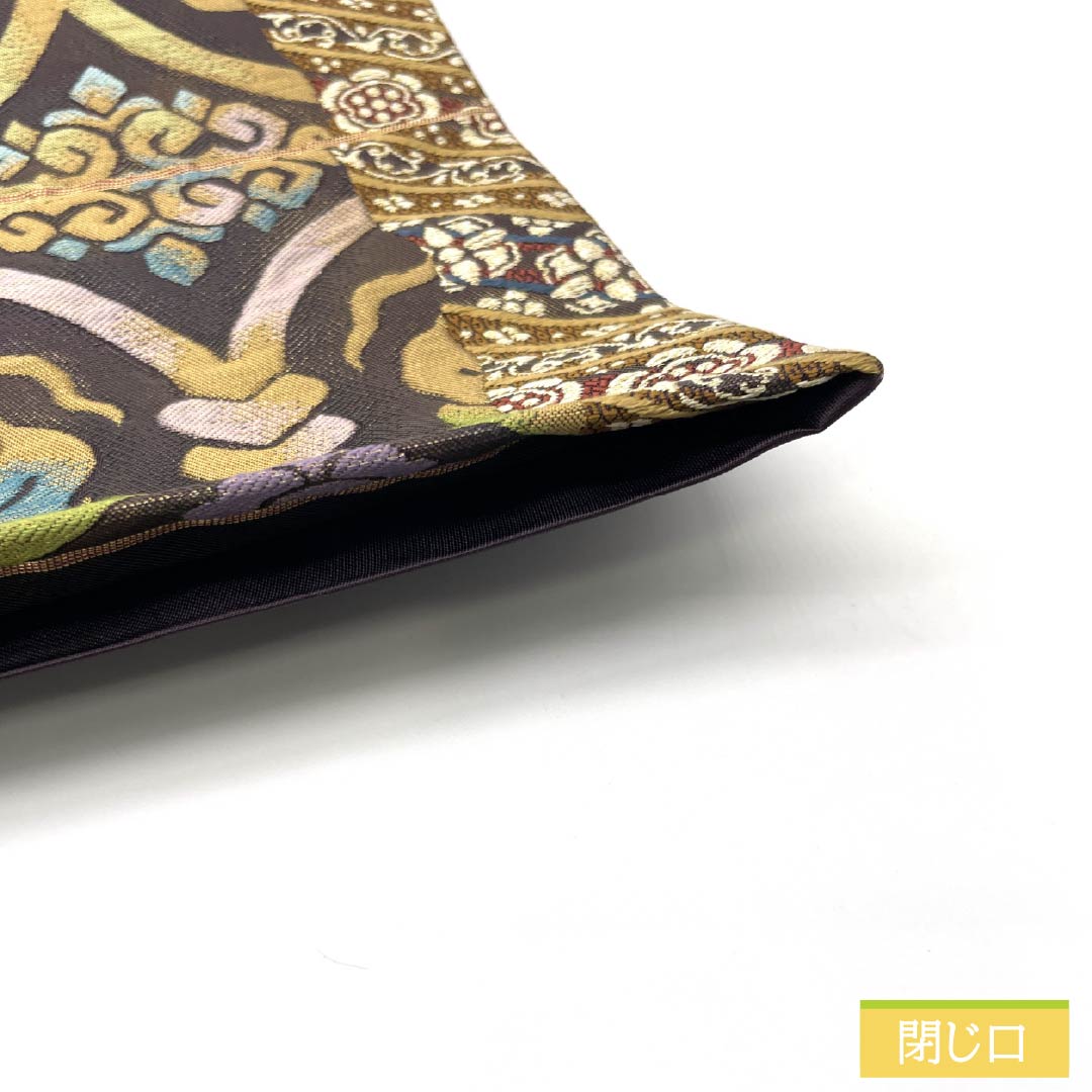 袋帯 正絹 葡萄唐草 華文 帯丈440cm Sランク 六通 セミフォーマル グラデーション系 1123014822399