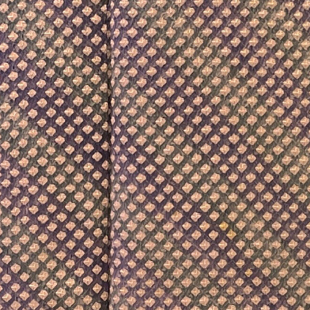 小紋 身丈154cm 裄丈63cm 袷 総絞り 正絹 Sランク 紫系 1115001802220