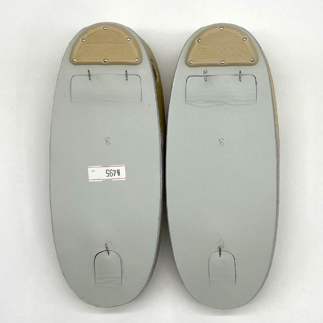 (新古品)草履バックセット フォーマル 金色(きんいろ) 未使用品 グラデーション 桐 Mサイズ 金系 Sランク 1133000212321