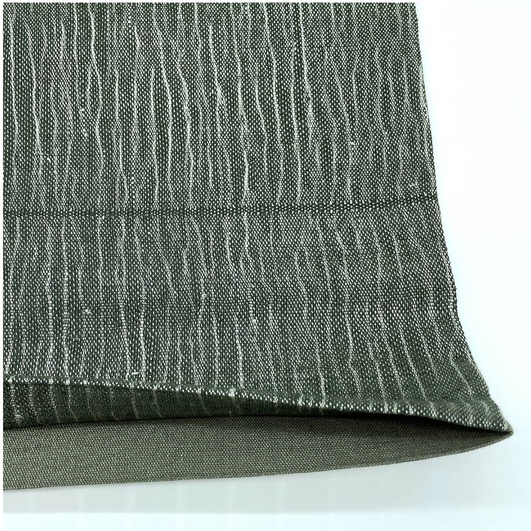 Fukuro Obi (blackish green obi) with an owl, obi length 460cm, pure silk, S rank, point pattern, casual, green, 1123008932419