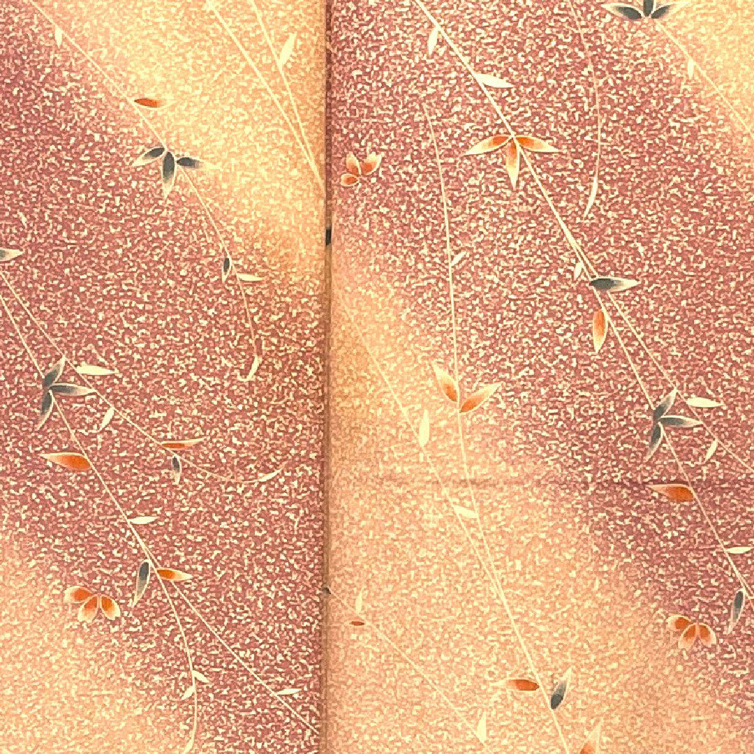 Small pattern, length 162.5cm, sleeve length 64cm, lined, tataki-dyed, floral pattern, washable kimono, poly, S rank, pink, 1115000762313