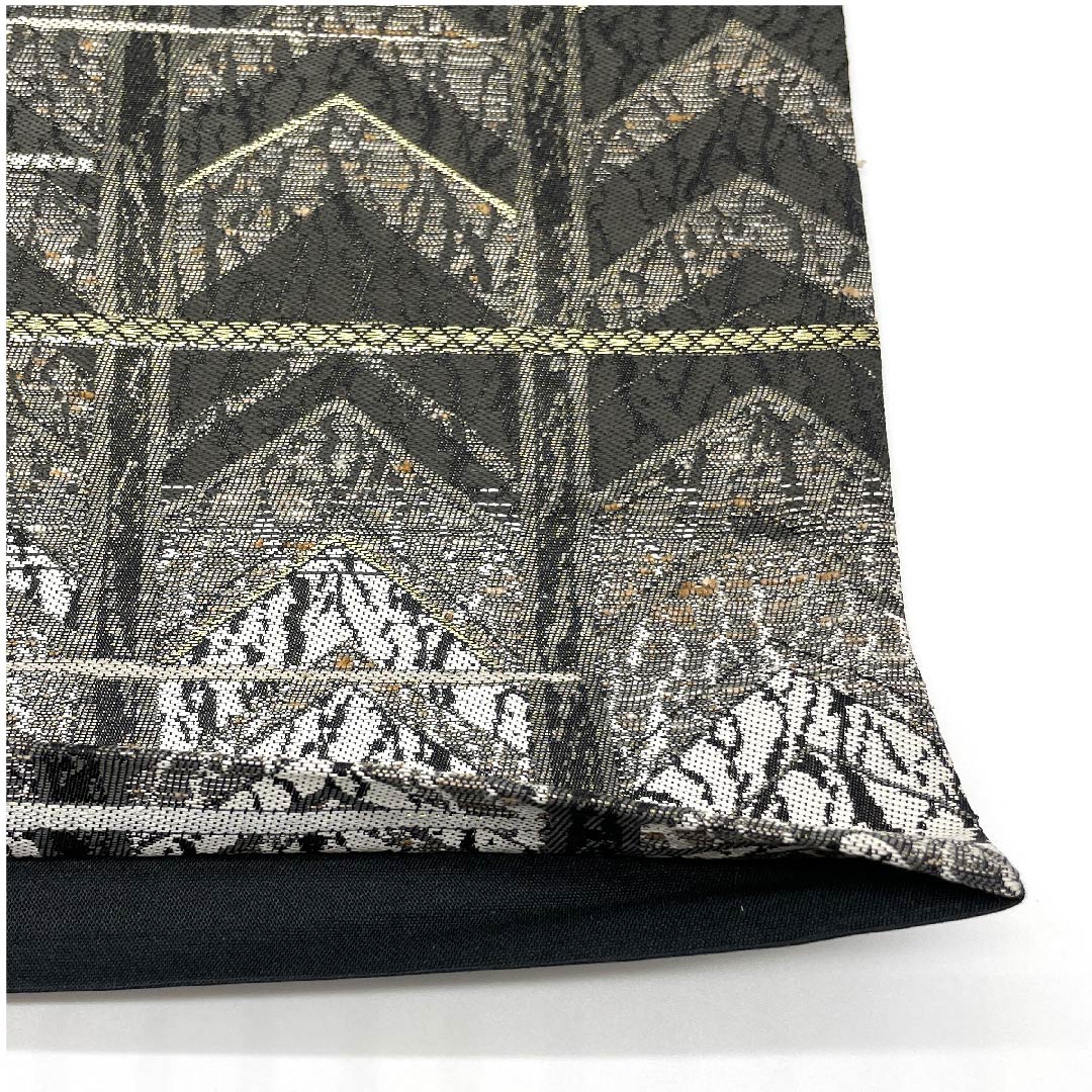 Fukuro Obi Gradient Geometric Pattern Obi Length 446cm Pure Silk A Rank Six-way Casual Gradient Style 1123008923399