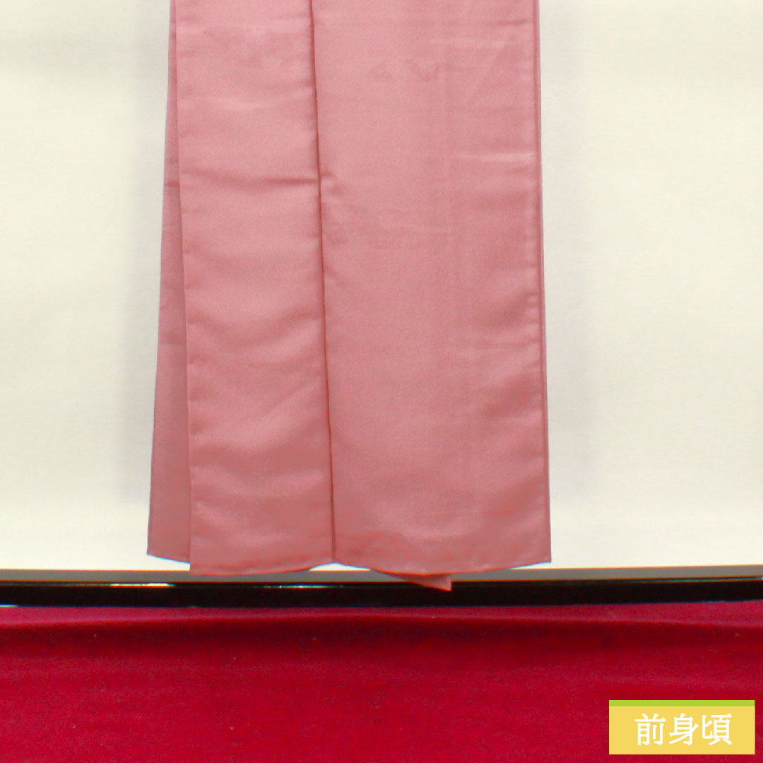 Plain color, polyester, length 151cm, sleeve length 61.5cm, Bijinsai color, washable kimono, auspicious motif, lined, B rank, purple, 1114001274220
