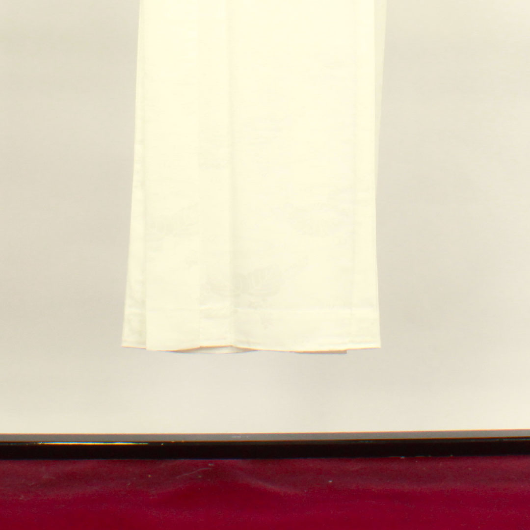 長襦袢 正絹 身丈138cm 裄丈65cm 袷 フォーマル 吉祥文様 Sランク 白系 1129000452511