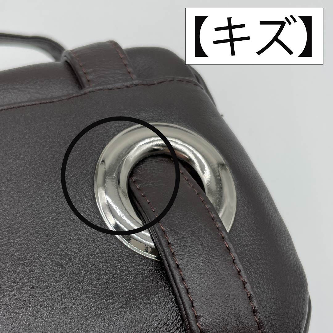 (新古品) 洋装バッグ 牛革 Aランク 新古品 牛革 2WAY 茶系 119700010314