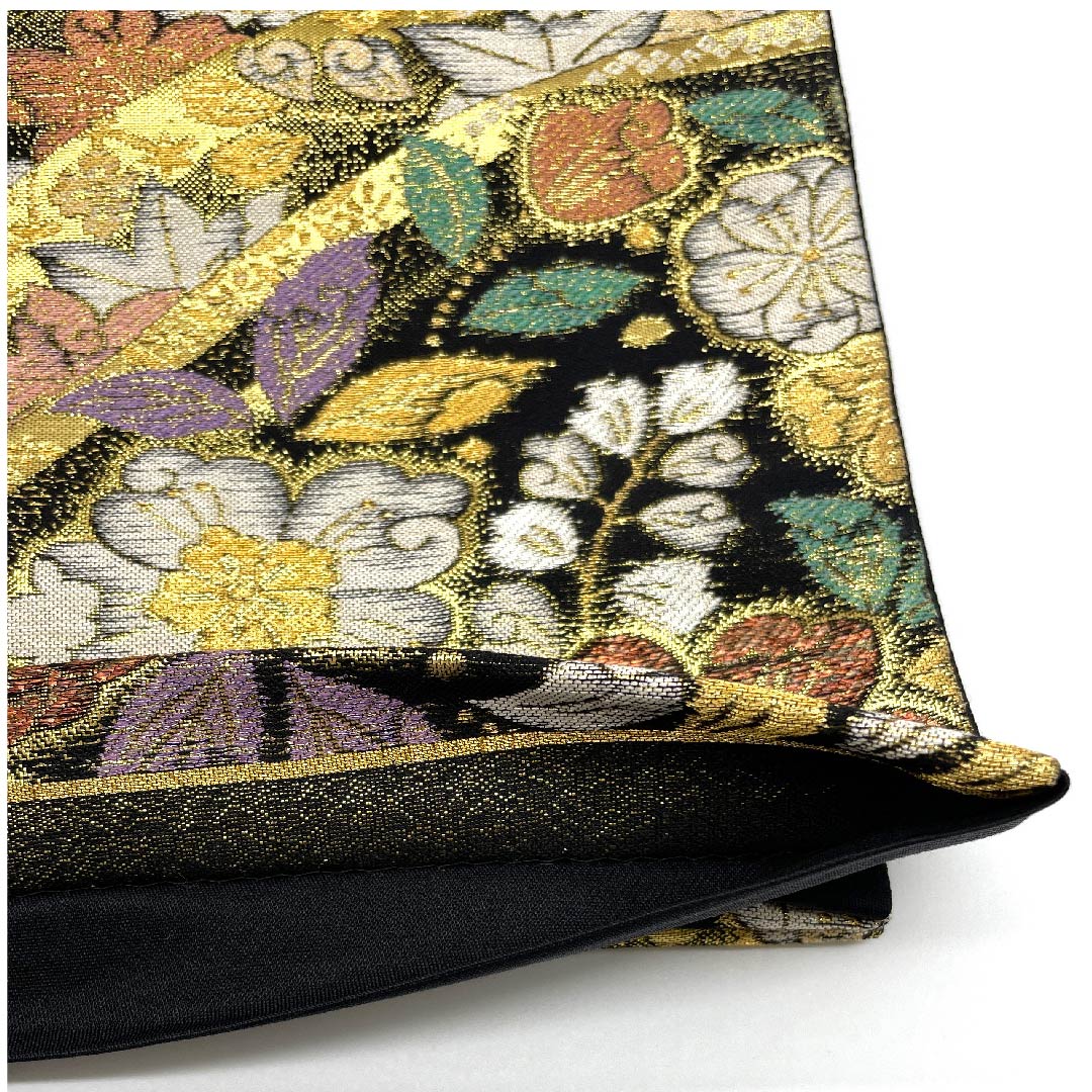 袋帯 金色 辻ヶ花 帯丈438cm 正絹 Aランク 六通 フォーマル 金系 1123006853321