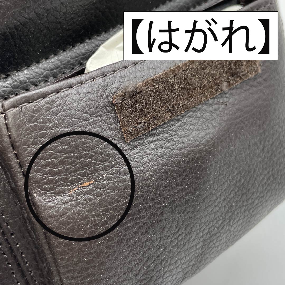 (新古品) 洋装バッグ 牛革 Aランク 新古品 牛革 ワンショルダー 茶系 119700020314