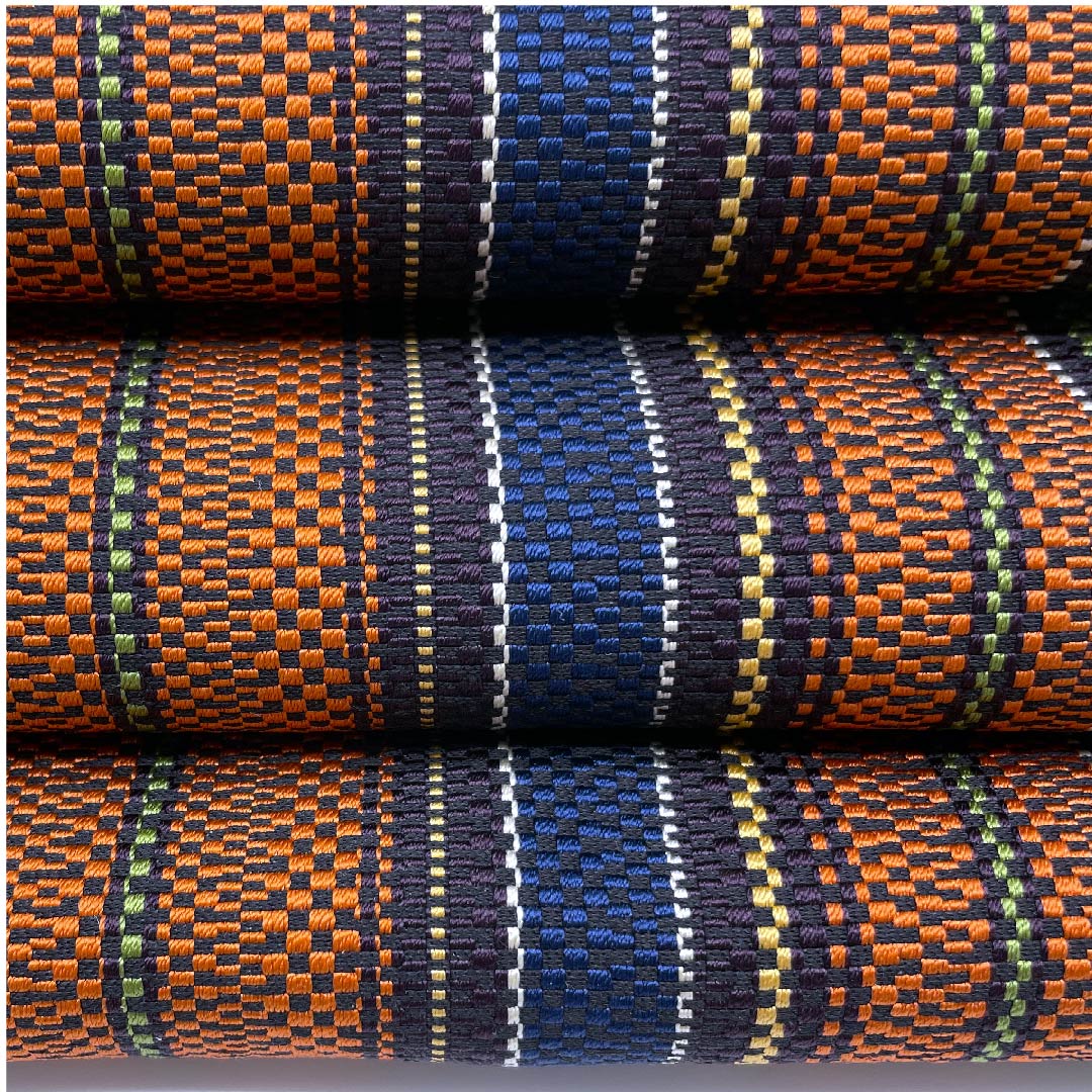 Nagoya obi, copper color, Hakata weave, geometric pattern, obi length 354.5cm, pure silk, S rank, full length, casual, brown, 1124004932314, pine needle style