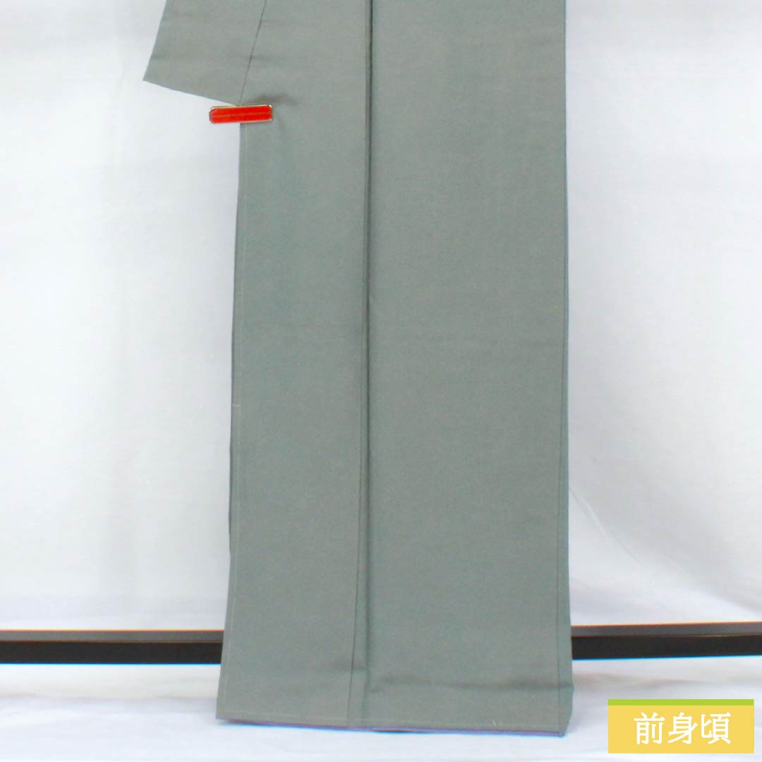 Komon, pure silk, length 165cm, sleeve length 63cm, lined, agarwood brown (tono chairo), Edo komon, one crest, circle with different hawk feathers, shark komon, A rank, gray, 1115005063522