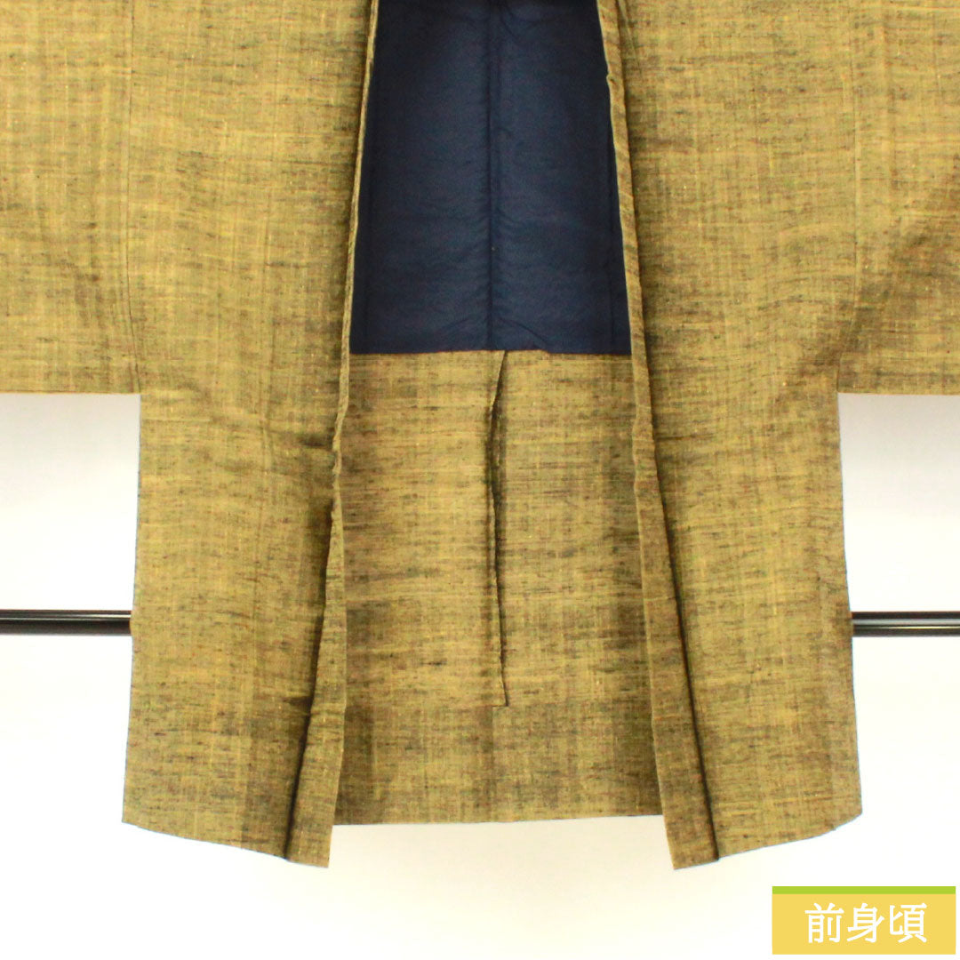 男物 正絹 Aランク 身丈87.5cm 裄丈66.5cm 紬地 グラデーション系 1119001583199