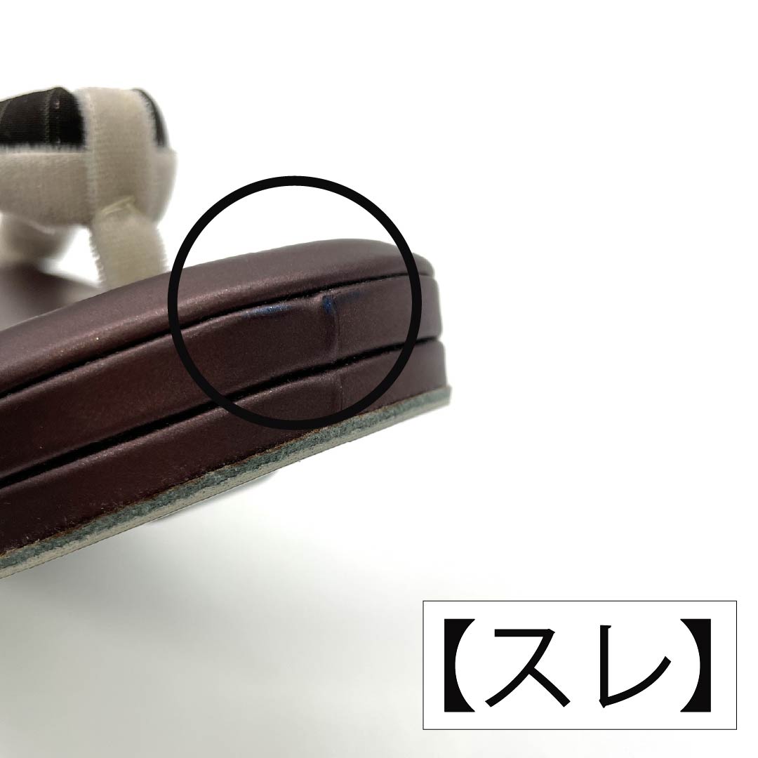 (Like New) Casual Zori Sandals, Synthetic Leather, La Sole, Low-Rebound, 24cm Length, Size L, Brown, Product Number: 1122001401414