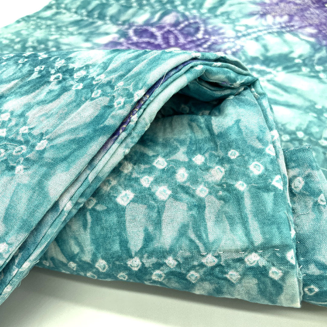 (New) Yukata Arimatsu Narumi Honshibori Length 163cm Sleeve length 68cm Floral cotton NEW rank Single layer Length 163cm Blue 1118000771419