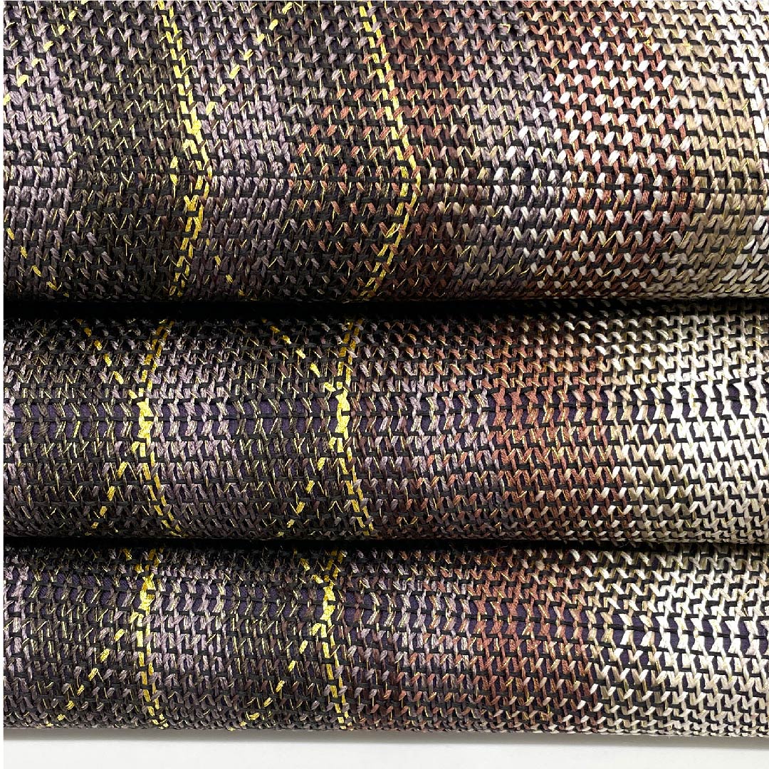 袋帯 グラデーション 幾何学模様 帯丈450cm 正絹 Sランク 全通 セミフォーマル グラデーション系 1123007222399