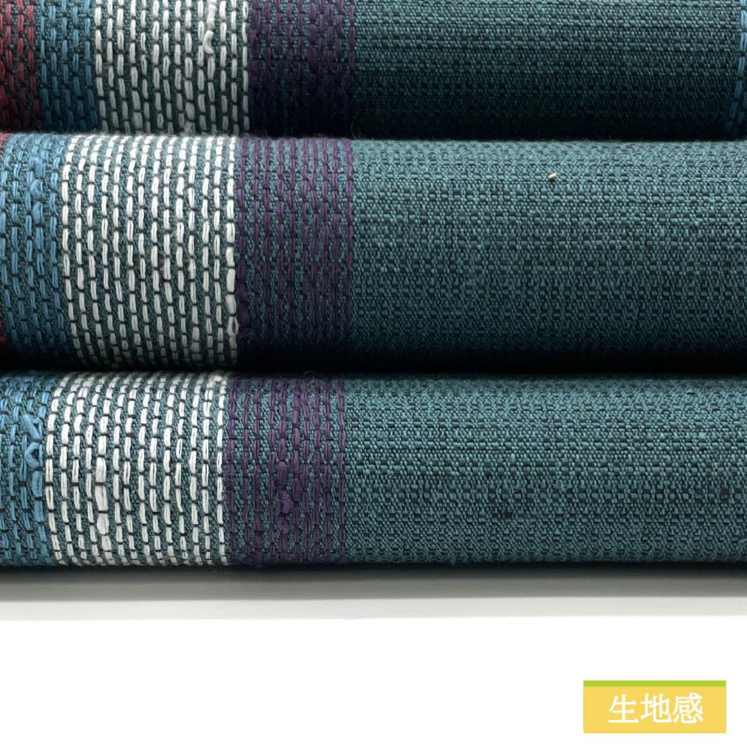 (Kyoto Fukuro Obi) Nagoya Obi Deep Indigo (Fukakiaiiro) Kyoto Fukuro Obi Striped Length 348cm Pure Silk S Rank Full Length Casual Green 1124006972319 Open Style
