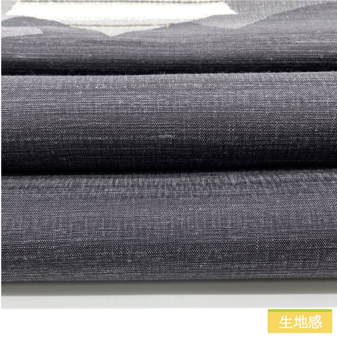 袋帯 正絹 灰紫色(はいむらさきいろ) 扇面 帯丈454cm Aランク ポイント柄 カジュアル グレー系 1123011533422