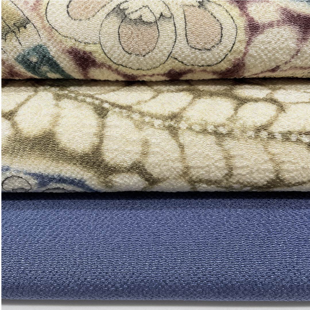 名古屋帯 江戸納戸色 作家物 辻ヶ花 帯丈368cm 正絹 優品 ポイント柄 カジュアル 水色系 1124004013324 開き仕立て