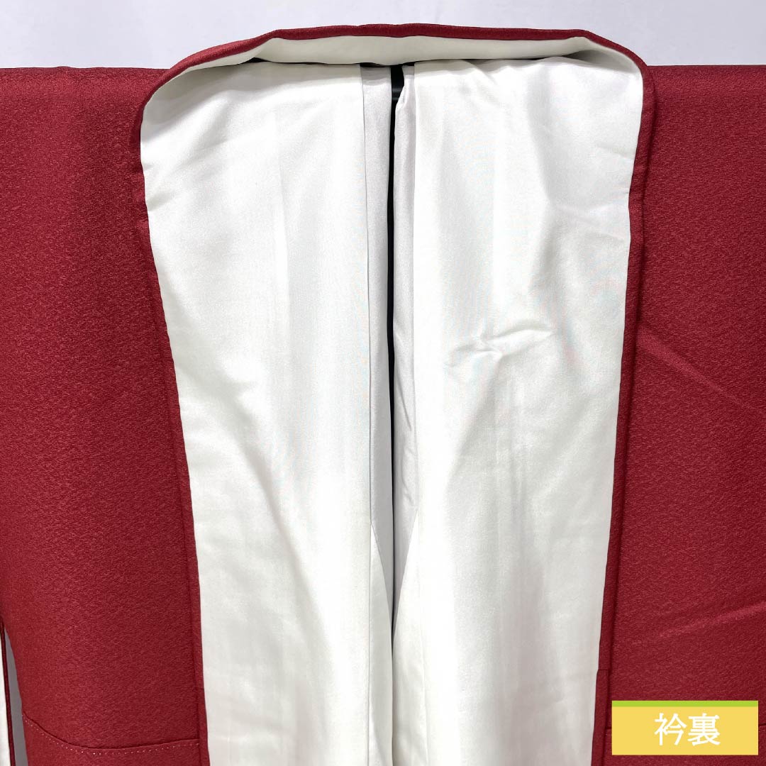 振袖 正絹 Sランク 身丈163cm 裄丈67.5cm 袷 真紅色(しんくいろ) 京友禅 花車 赤系 1113002892412