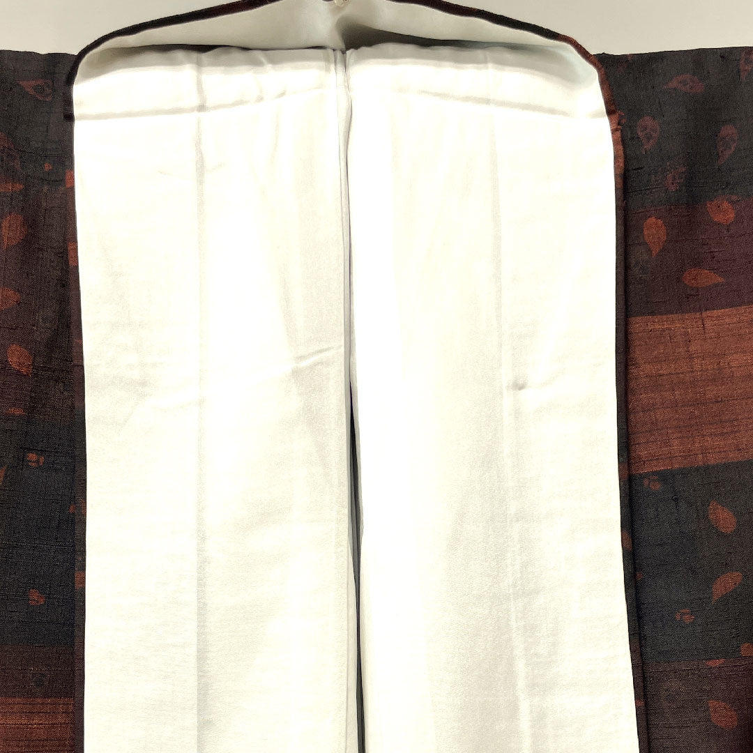 紬 身丈157cm 裄丈63.5cm 型染 抽象模様 正絹 Sランク 袷 グラデーション系 1116002542399