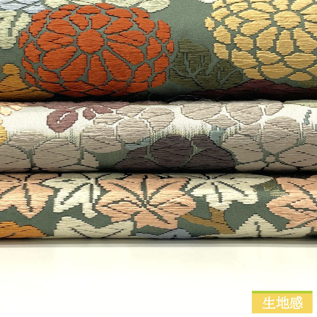 袋帯 正絹 Sランク 唐織 西陣織 吉祥文様 帯丈424cm 六通 フォーマル グラデーション系 1123017082399