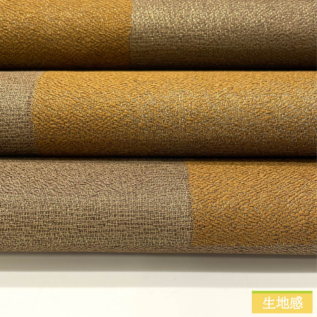 袋帯 正絹 茶鼠色(ちゃねずいろ) 西陣織 抽象模様 金糸入り 帯丈436cm Sランク 六通 セミフォーマル 茶系 1123012672314