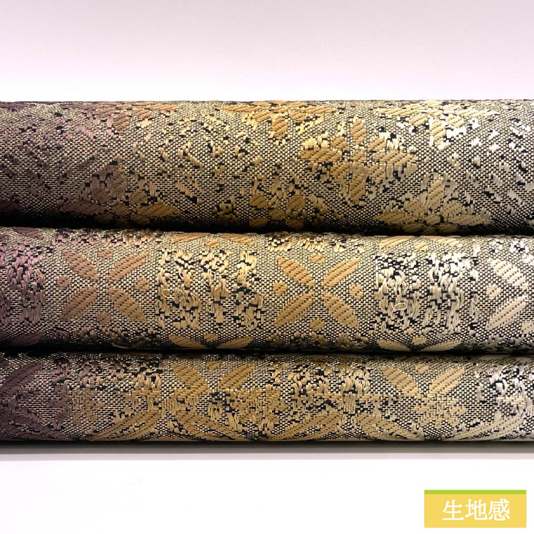 袋帯 正絹 七宝 花菱 帯丈450cm Sランク 全通 セミフォーマル グラデーション系 1123014852499