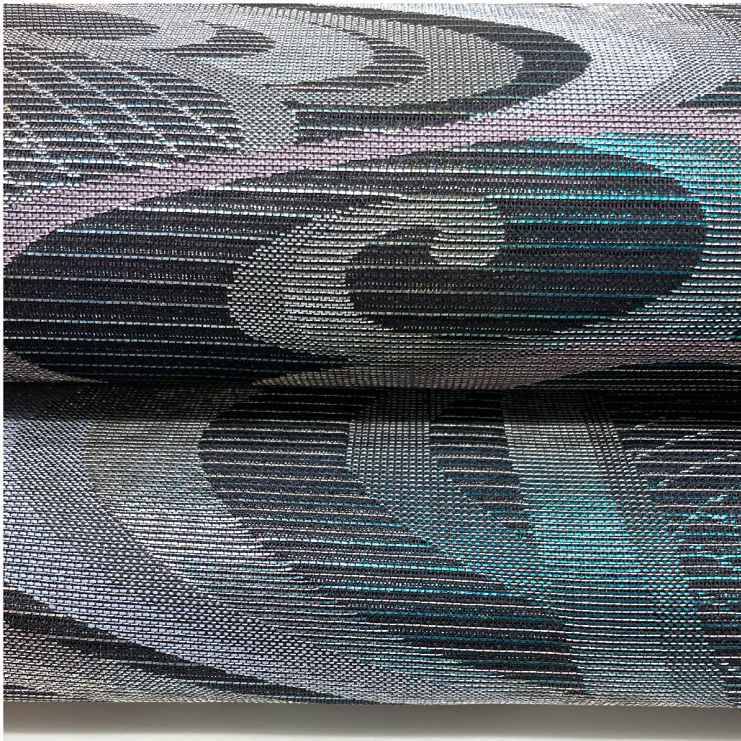 Fukuro Obi, Summer Obi, Abstract Pattern, Summer Obi, Length 430cm, Pure Silk, S Rank, Six-pass, Semi-formal, Gradient, 1123008532399