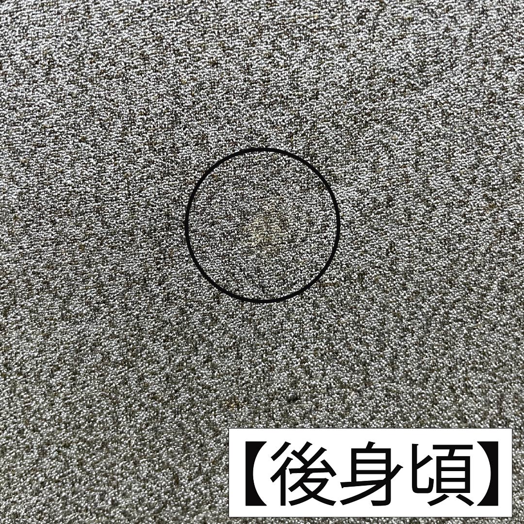 男物 正絹 Sランク 身丈144cm 裄丈68cm 燻銀色(いぶしぎんいろ) 紬地 居敷当て付き 単衣 グレー系 1119001972422