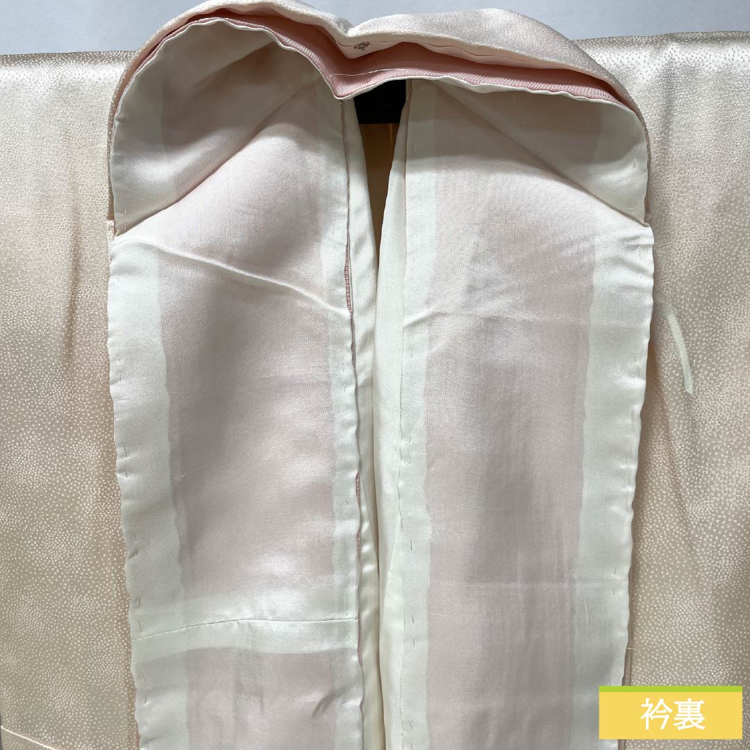 訪問着 正絹 Sランク 袷 身丈158cm 裄丈63cm 乙女色(おとめいろ) 京友禅 草花 重ね衿付き ピンク系 1112006532313