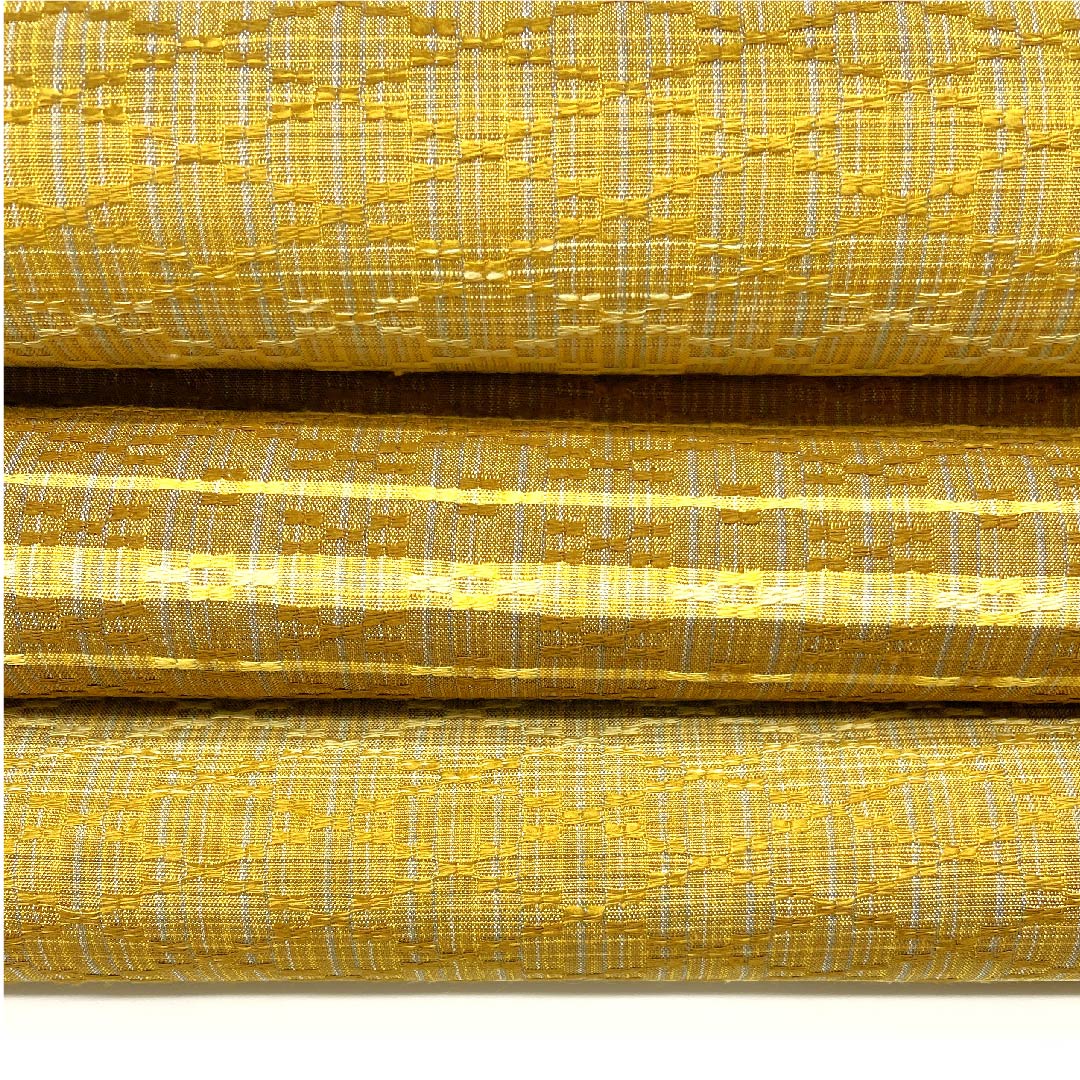 袋帯 花織 横段グラデーション 帯丈438cm 正絹 Sランク 全通 カジュアル グラデーション系 1123002732399