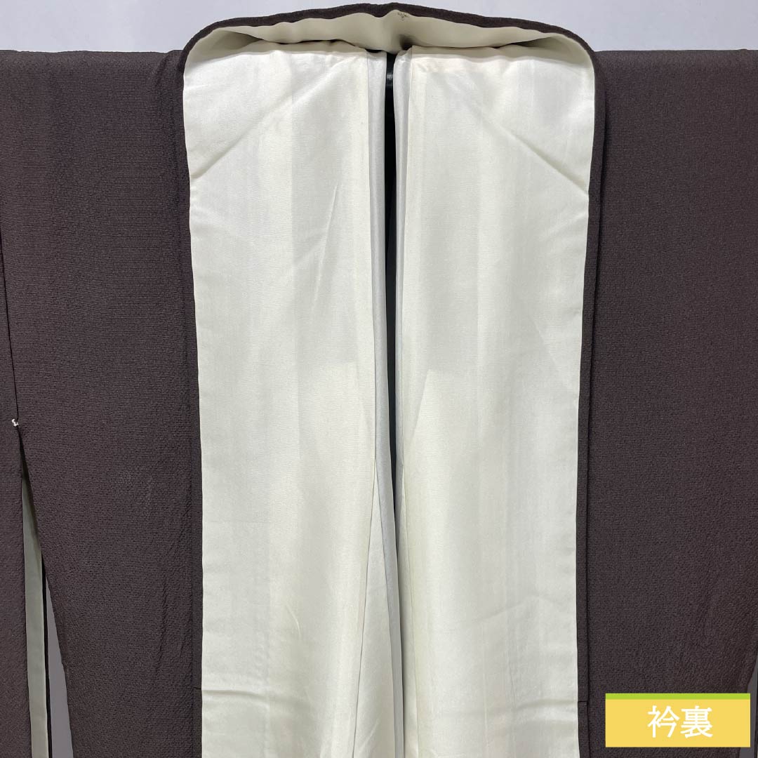 Furisode Kimono (long-sleeved kimono) made of pure silk, rank B, length 173.5cm, sleeve length 69.5cm, lined, ink-colored (sumi-iro) Kyoto Yuzen pattern, ball design, gray tones, product number 1113002744622