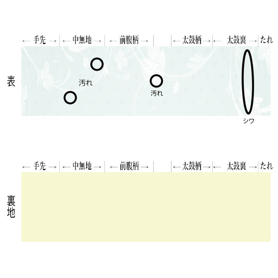 名古屋帯 正絹 Aランク 名古屋仕立て 蕎麦切色(そばきりいろ) 抽象花模様 帯丈366cm ポイント柄 セミフォーマル 白系 1124014283311