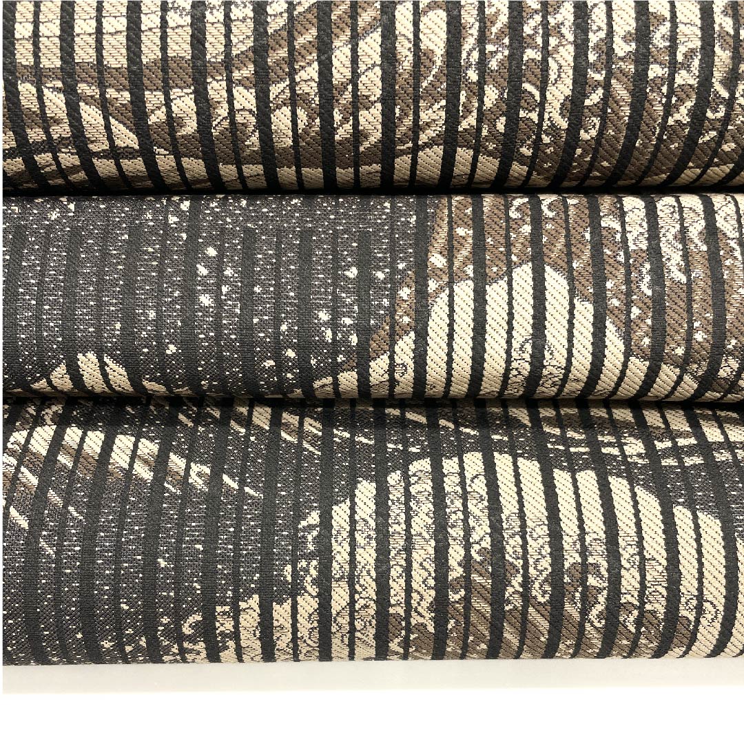 袋帯 黒色 富嶽三十六景柄 波 富士山 帯丈440cm 正絹 Aランク 六通 セミフォーマル 黒系 1123002833310