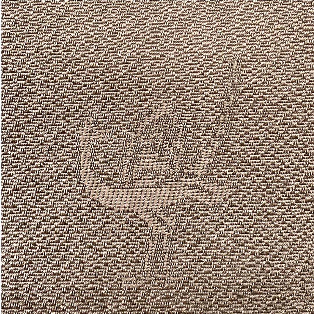 袋帯 煤色(すすいろ) 白綾苑大庭 蔦 竹 葡萄 帯丈447cm 正絹 Sランク 六通 フォーマル 茶系 1123009452314