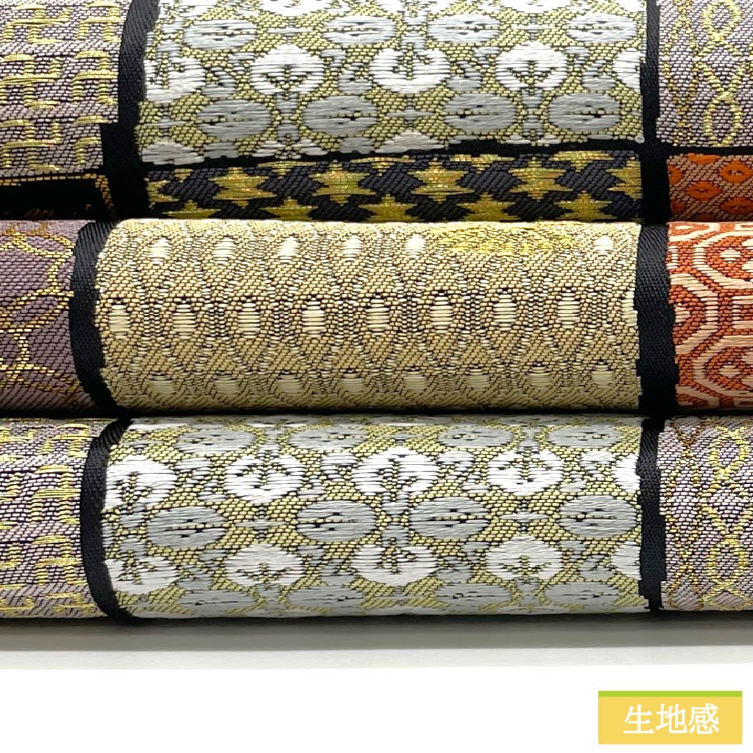 袋帯 正絹 Sランク 吉祥三十三宝 本金糸 古典柄 七宝 綾紗型 帯丈450cm 六通 セミフォーマル グラデーション系 1123015982499