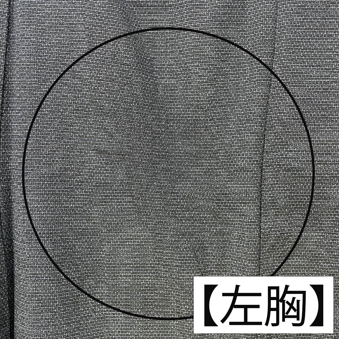 男物 正絹 Aランク 身丈136.5cm 裄丈67.5cm 塩沢紬 亀甲模様 単衣 青系 1119001933317