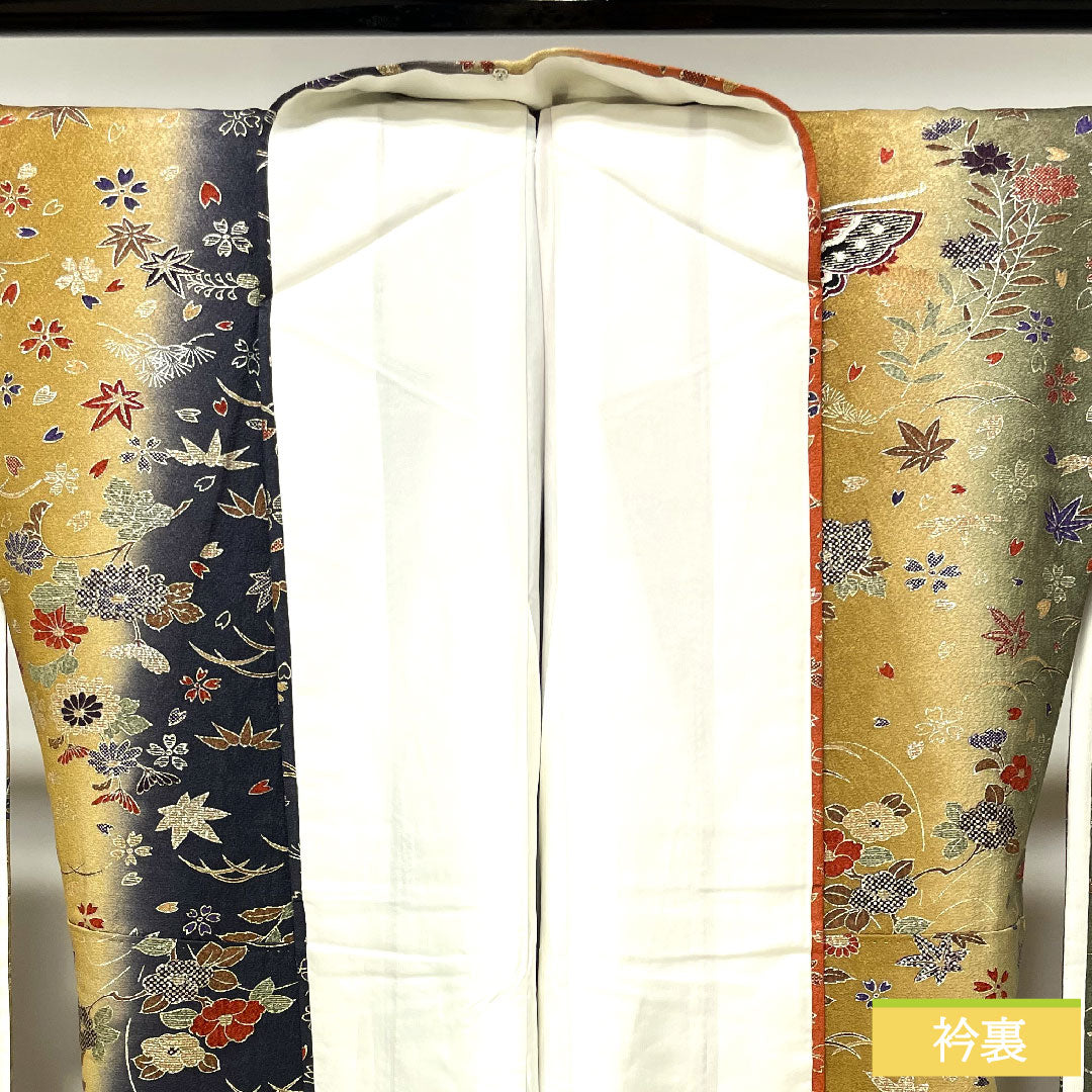 振袖 正絹 身丈167cm 裄丈68.5cm 袷 京友禅 吉祥文様 Sランク グラデーション系 1113001902599