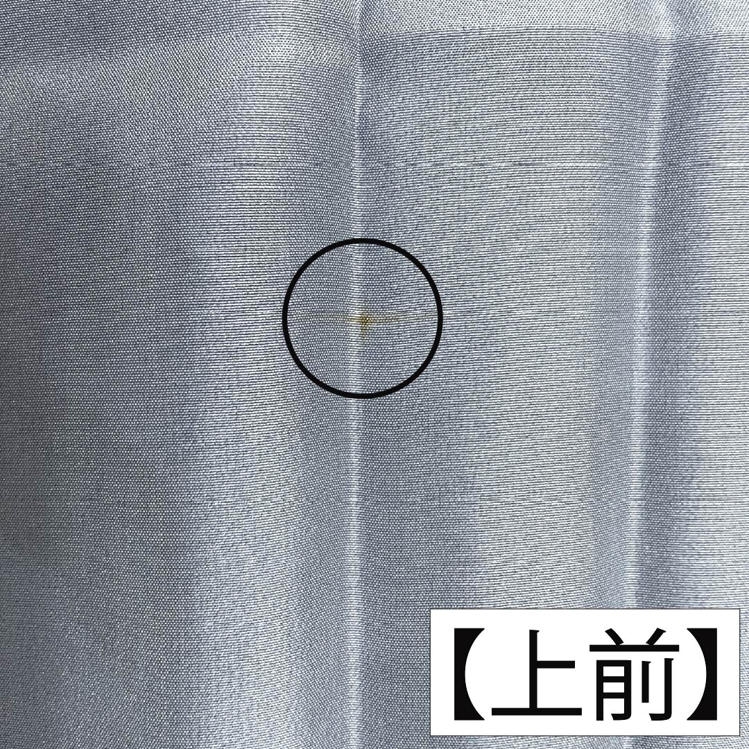 メンズ襦袢 正絹 Sランク 身丈139cm 裄丈69cm み空色(みそらいろ) 風景画 袷 青系 1140000912317