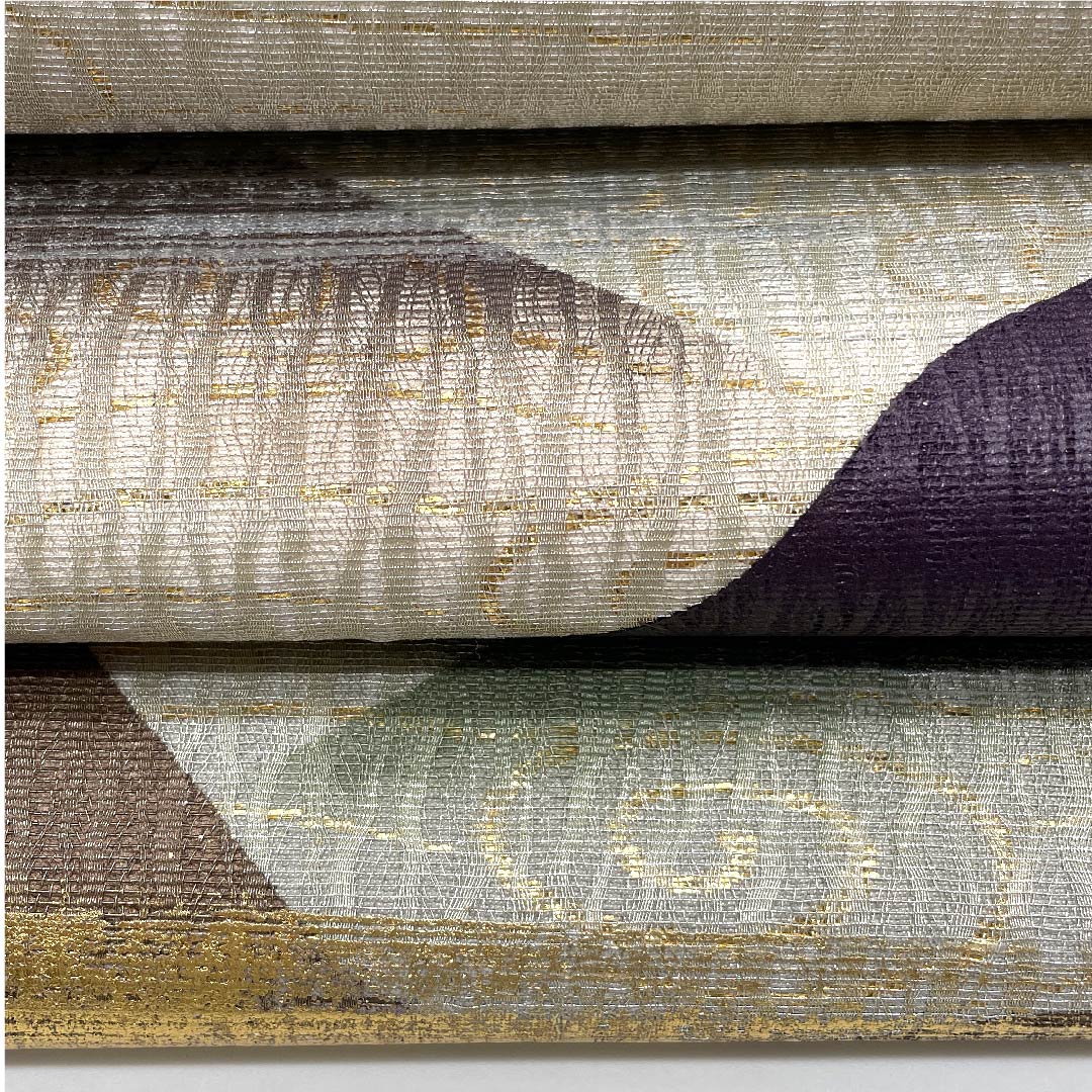 袋帯 銀色 遠山 帯丈440cm 正絹 Sランク ポイント柄 フォーマル 銀系 1123007782322