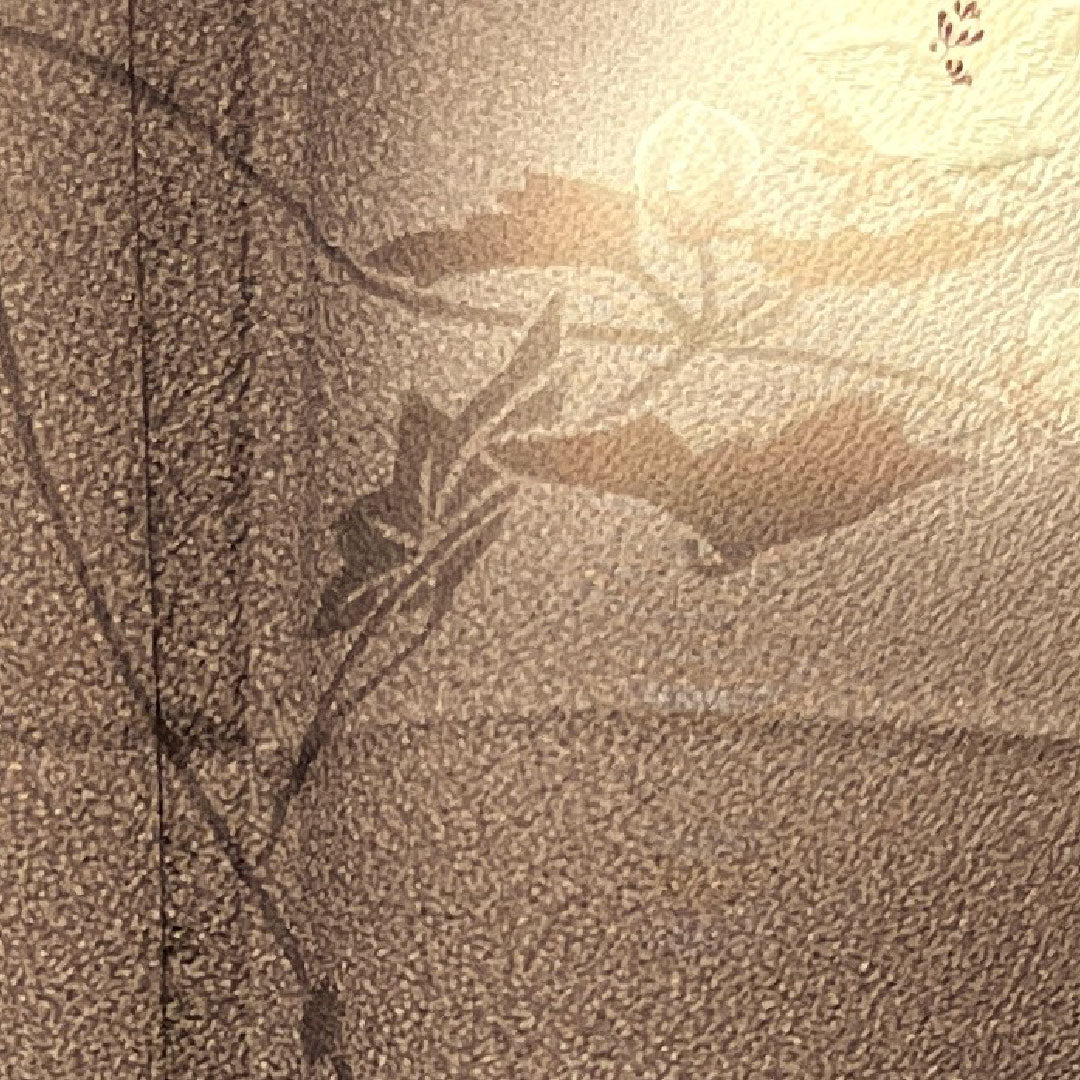 訪問着 袷 身丈158.5cm 裄丈65cm 錆臙脂色 天目染 作家物 花模様 正絹 Sランク 茶系 1112002422314