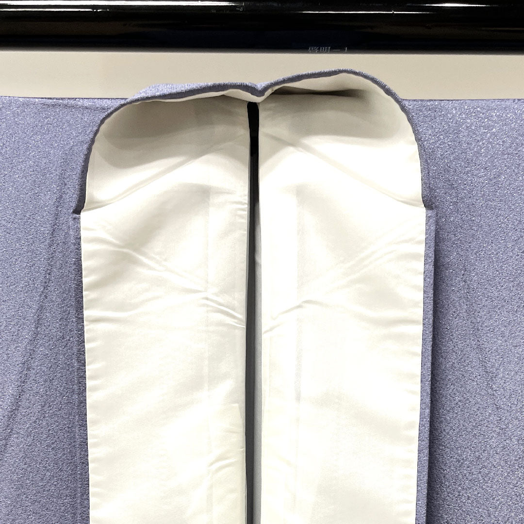 訪問着 袷 身丈156cm 裄丈64cm しつけ糸付き 未使用品 相思鼠色 京友禅 作家物 草花模様 正絹 Sランク グレー系 1112002582322