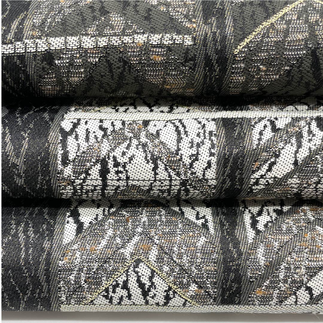 Fukuro Obi Gradient Geometric Pattern Obi Length 446cm Pure Silk A Rank Six-way Casual Gradient Style 1123008923399