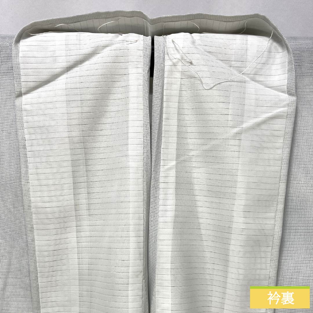 夏物 ポリエステル 訪問着 身丈165cm 裄丈65.5cm 墨流し染 洗える着物 絽 Aランク 水色系 1132002233524