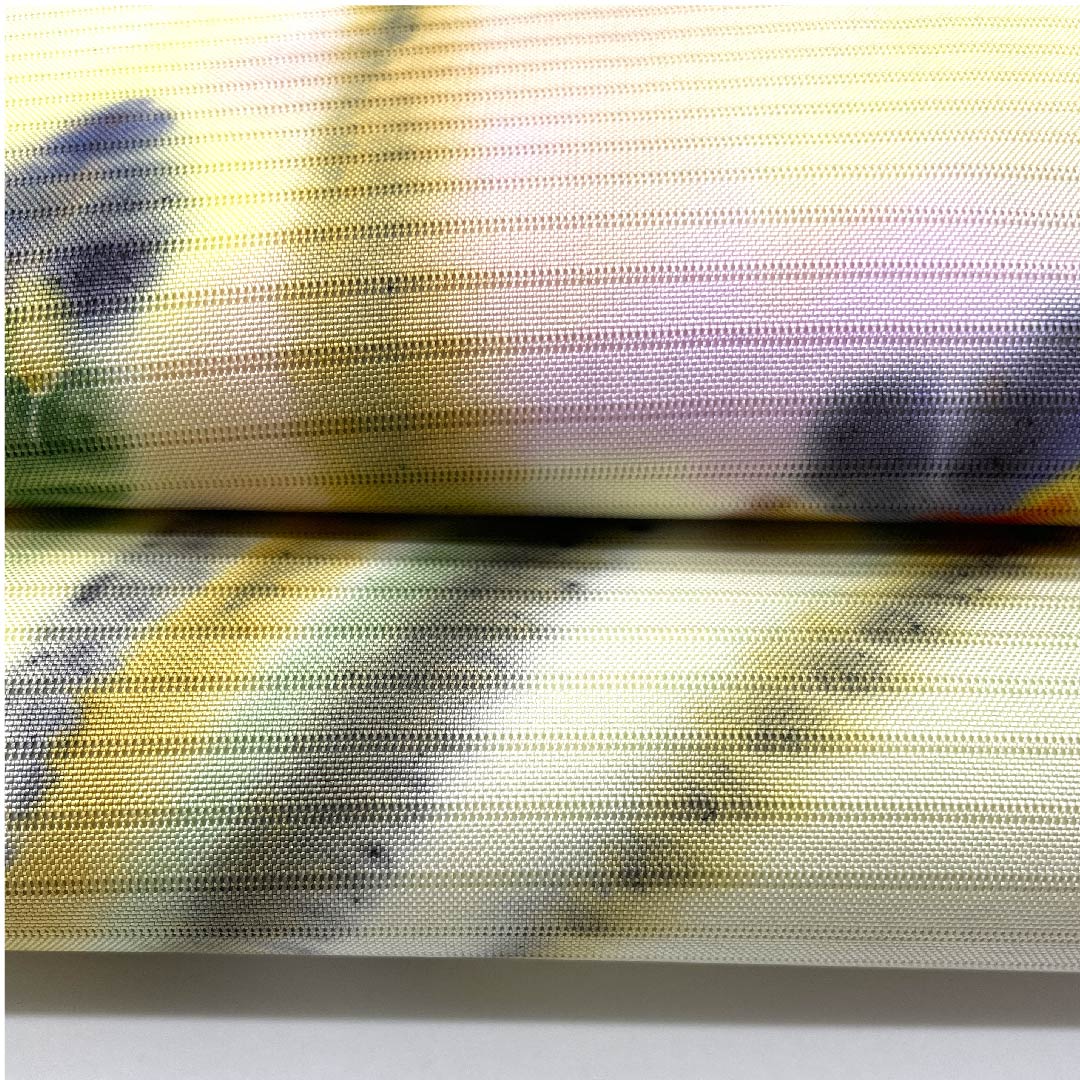 名古屋帯 グラデーション 夏帯 絽 あやめ 染帯 帯丈359cm 正絹 Sランク ポイント柄 セミフォーマル グラデーション系 1124004102399 名古屋仕立て