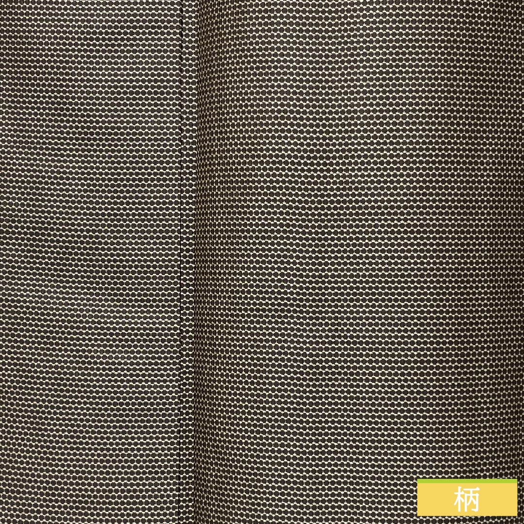Men's pure silk S-rank kimono, length 136.5cm, sleeve length 66cm, soot-colored tortoiseshell pattern with basting thread, lined ensemble, brown, product number 1119001412314