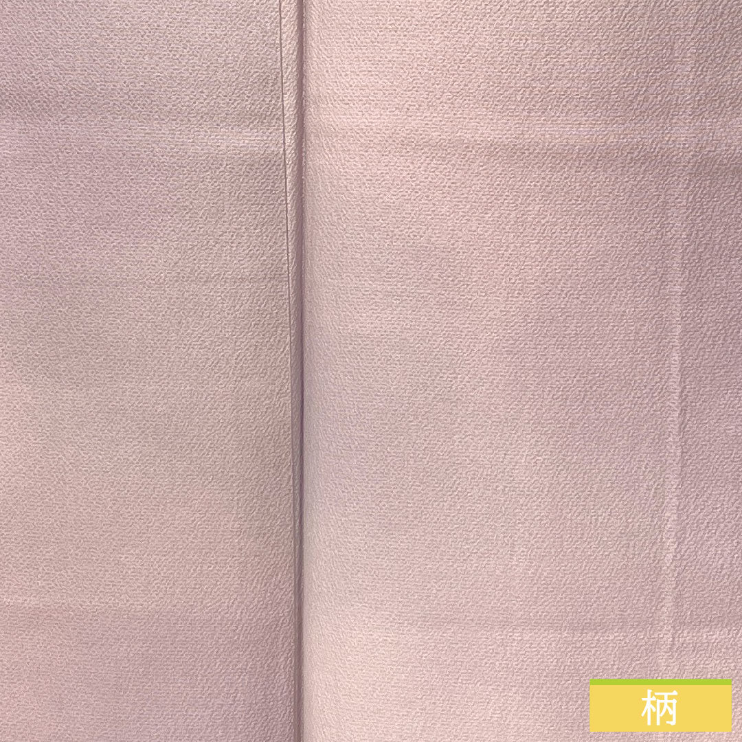 色無地 正絹 身丈159cm 裄丈66cm 素無地 斉藤三才 作家物 丹後ちりめん 袷 Sランク 紫系 1114001762320