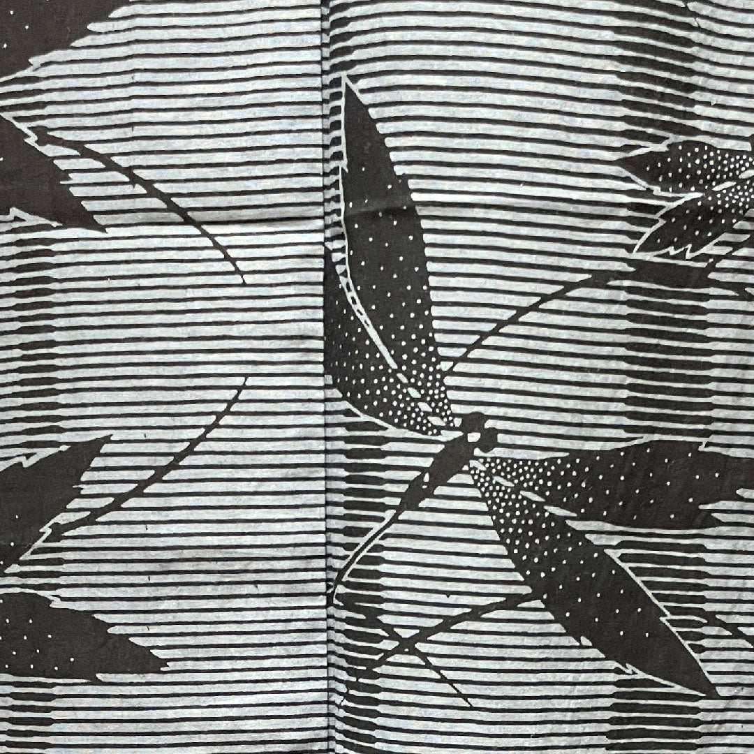 浴衣 灰青色 トンボ 木綿 Sランク 単衣 身丈145.5cm 裄丈64.5cm グレー系 1118003892122