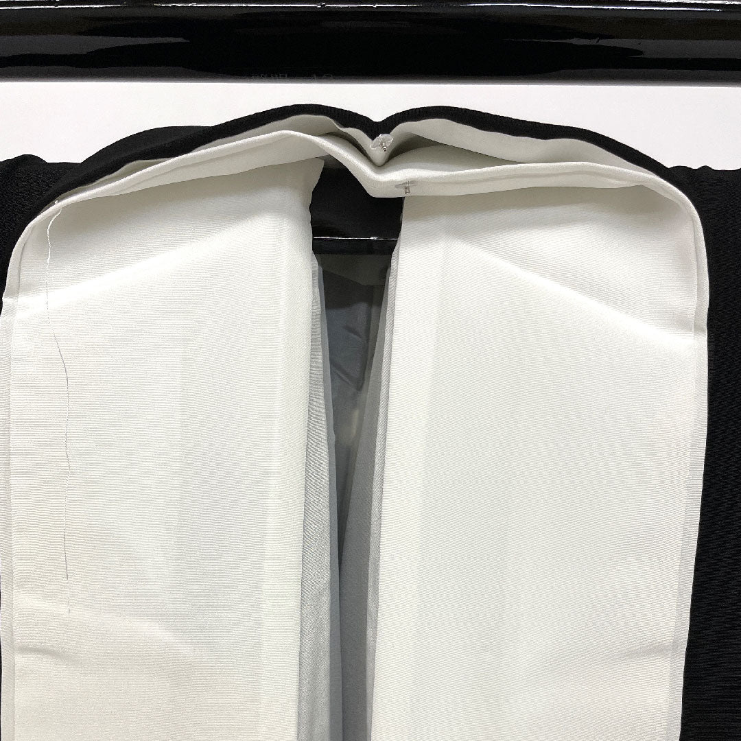 黒留袖 身丈167cm 裄丈68cm 袷 風景画 作家物 正絹 Aランク 五つ紋 黒系 1111000083510